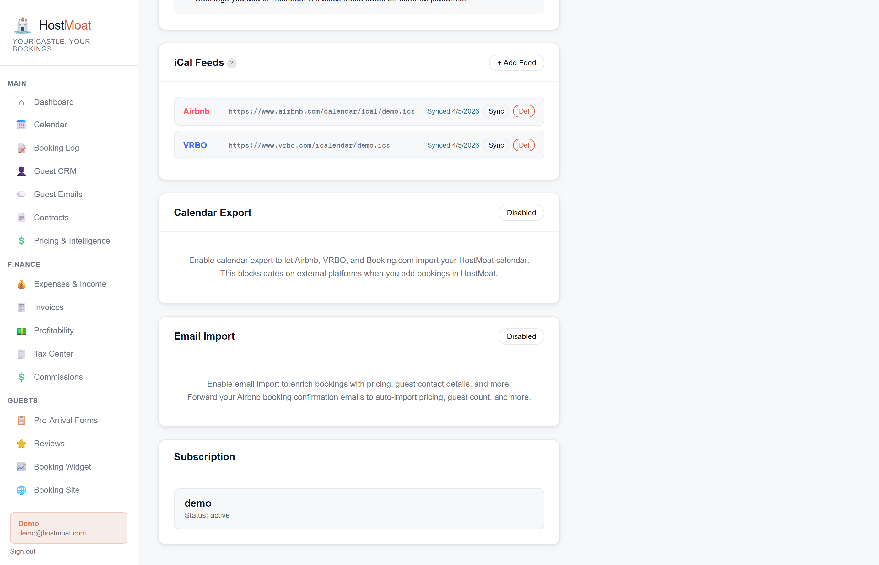 Email Import & Inquiry Auto-Responder screenshot